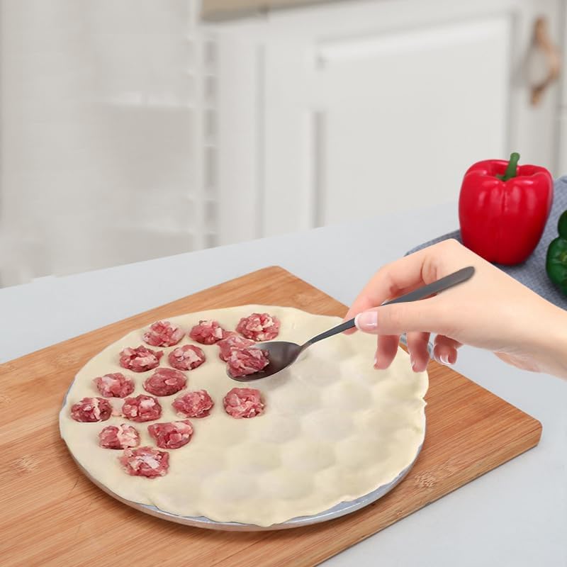 ariarly Dumpling Maker Russian Dumpling Tools 61 Holes Aluminum Alloy Dishwasher Pelmeni Making Tool for Home Restaurant Kitchen Supplies - Image 1